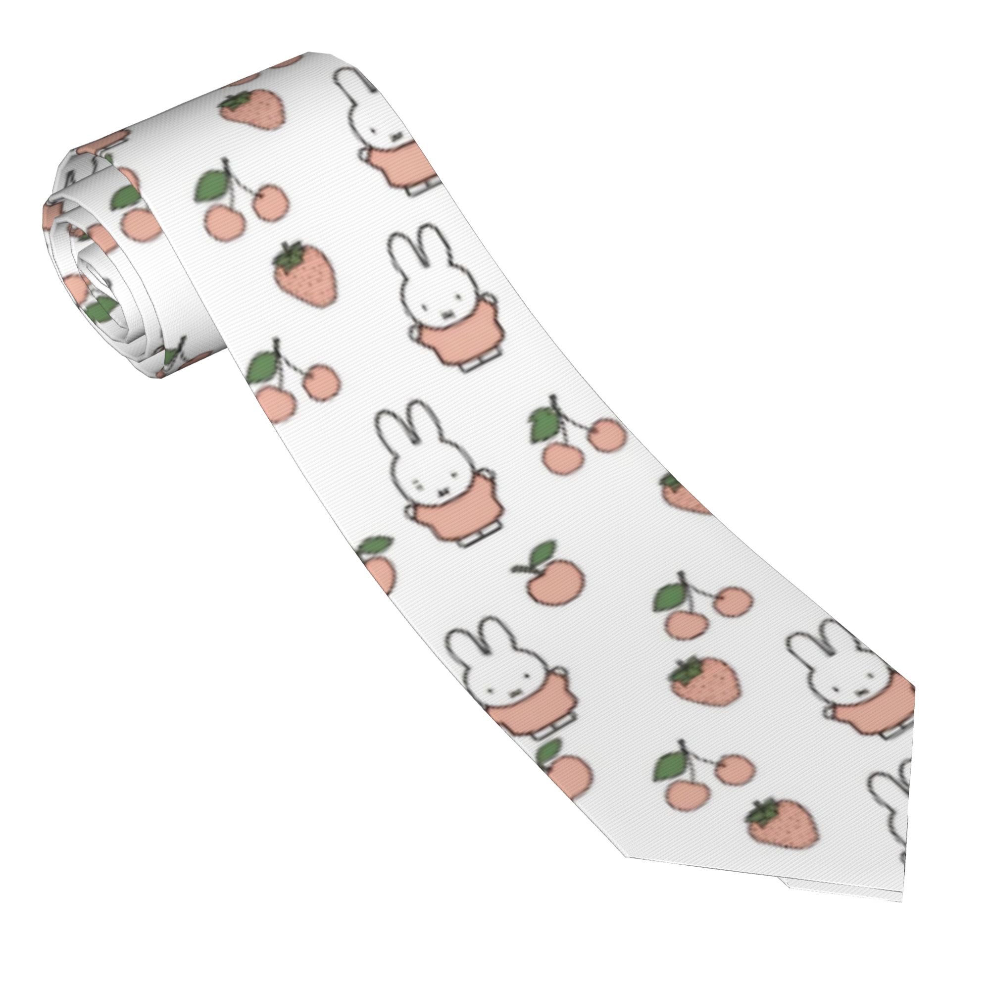 Men Accessories Wedding - เนคไท Miffyy สำหรับทุกเพศ ทำจากโพลีเอสเตอร์ ขนาด 8