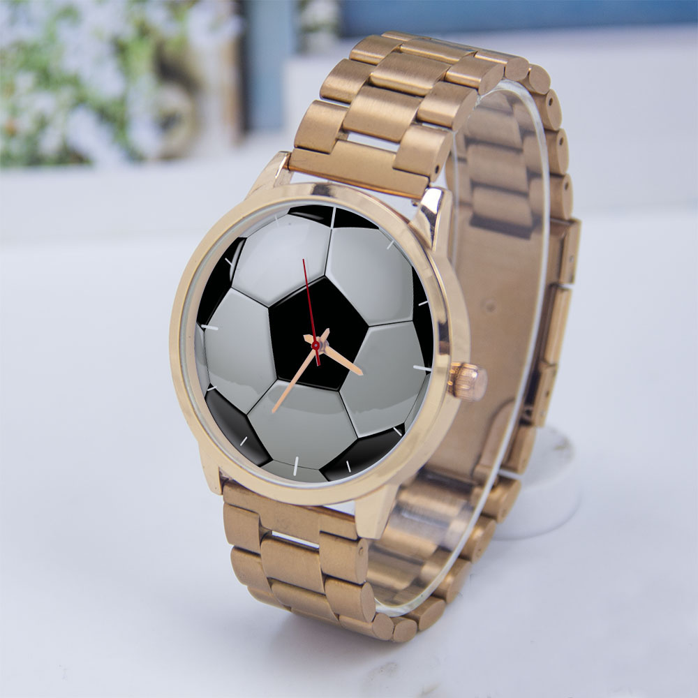 Men'S Accessories Jewelry Bracelet - นาฬิกาข้อมือดีไซน์ฟุตบอล แฟนบอล สีเงิน สำหรับผู้ชาย ผู้หญิง ของที่ระลึก