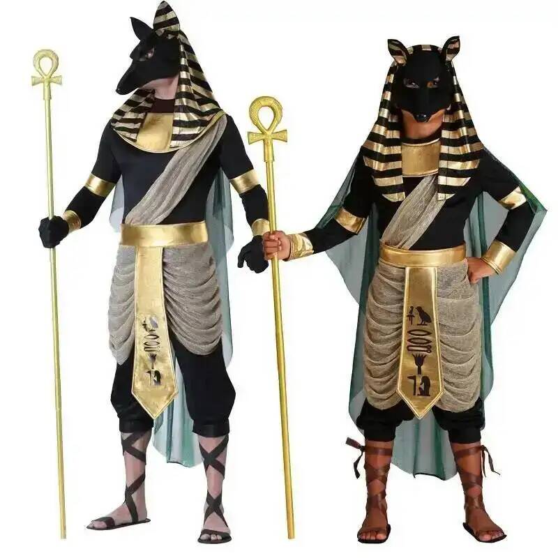 Men Accessories Egypt - ชุดคอสตูมอียิปต์สำหรับผู้ชาย ผู้ใหญ่ งานคาร์นิวัล คอสเพลย์ ฟาโรห์อียิปต์ อุปกรณ์เสริม