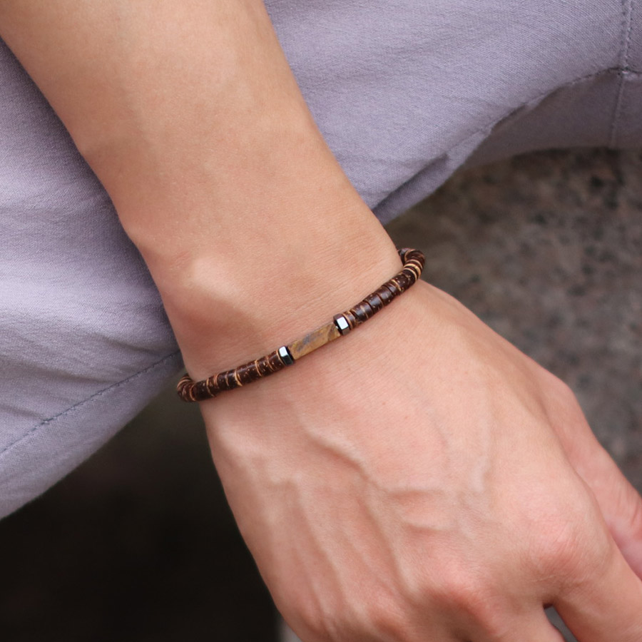 ผู้ชาย Retro 5 มม.สร้อยข้อมือก - Men Accessories Amazon บทวิจารณ์และราคา