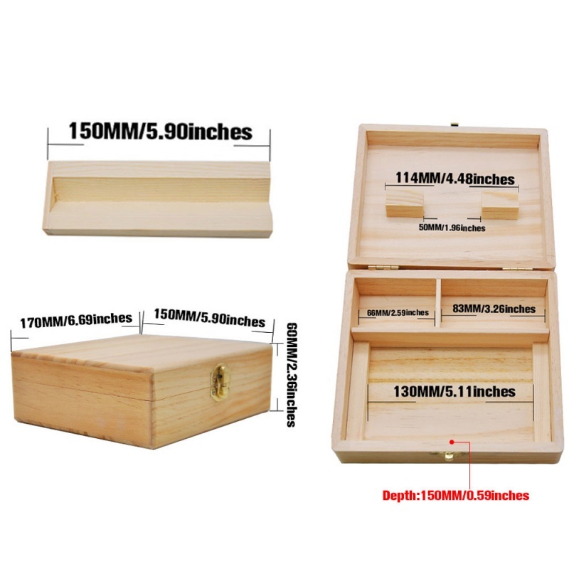 กล่องเก็บของทำจากไม้ พร้อมถาดส - Men'S Accessories Organizer Tray บทวิจารณ์และราคา
