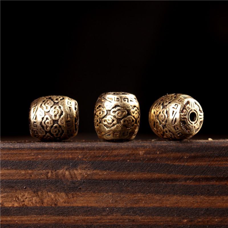 ลูกปัดทรงกระบอกลายจีนโบราณ ขนา - Men'S Accessories Jewelry Bracelet บทวิจารณ์และราคา