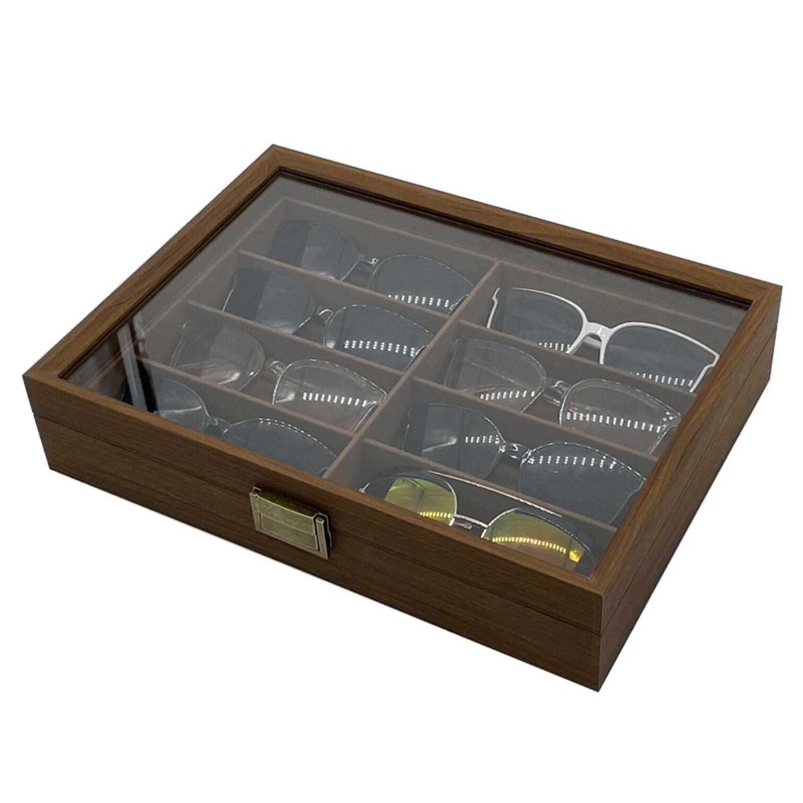 กล่องเก็บแว่นกันแดดไม้ 8 ช่อง  - Men Accessories Drawer บทวิจารณ์และราคา