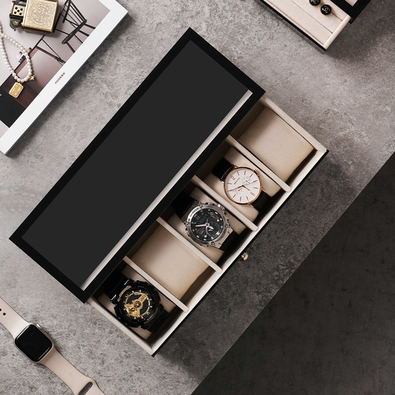 กล่องนาฬิกาพลาสติกสุดหรู 5/8 ช - Men Accessories Drawer บทวิจารณ์และราคา