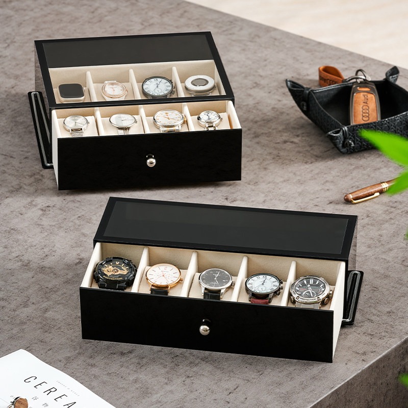 กล่องนาฬิกาพลาสติกสุดหรู 5/8 ช - Men Accessories Drawer บทวิจารณ์และราคา